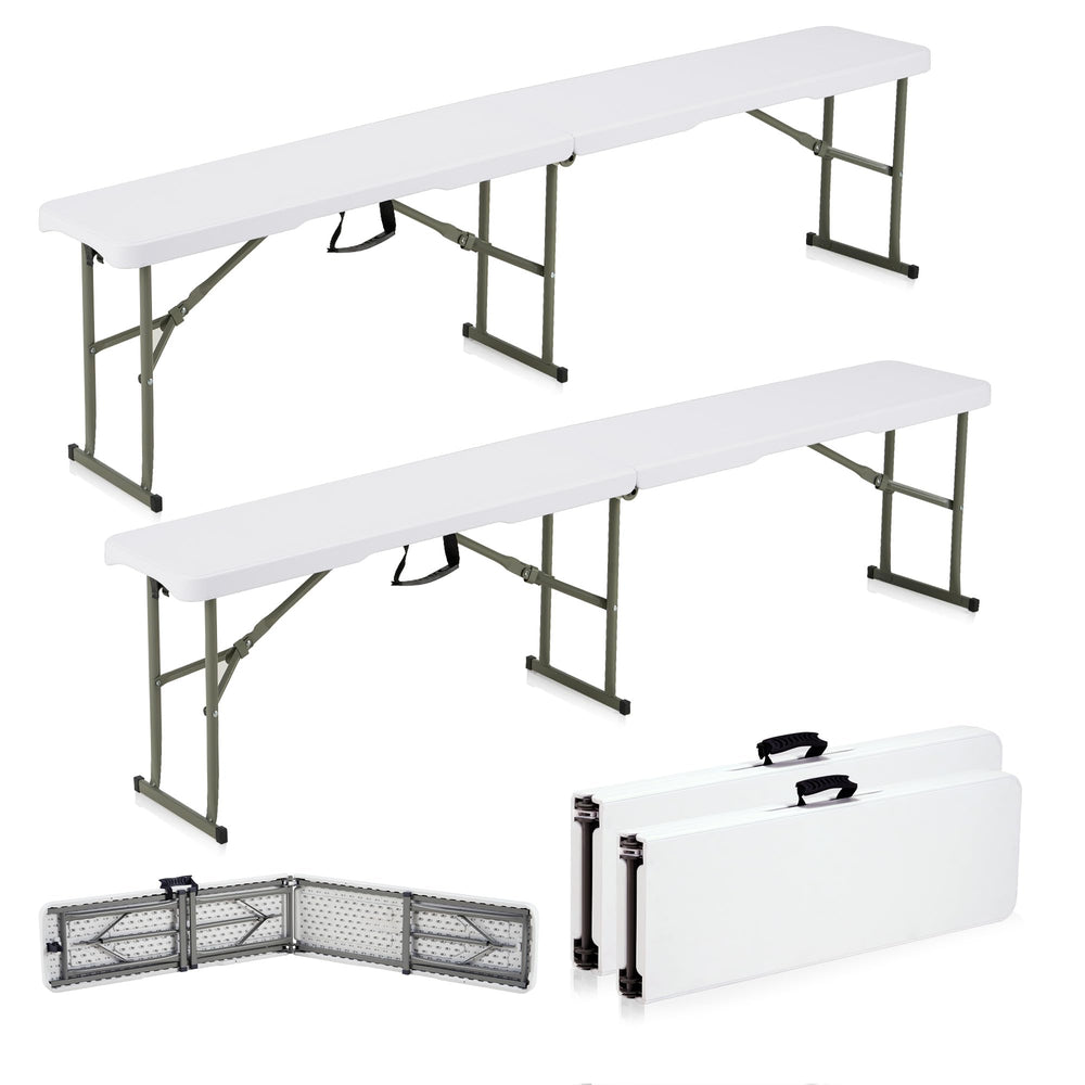 6ft Folding Bench with Carrying Handle & Lock