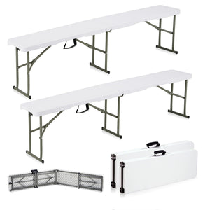 6ft Folding Bench with Carrying Handle & Lock