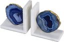 Polished Agate & Marble Bookends Set of 2