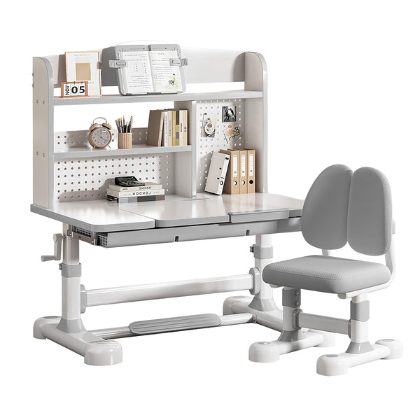 Kids Height-Adjustable Desk and Chair Set