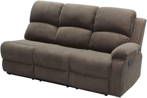L-Shaped Reclining Sectional Sofa with Storage Console & Cup Holders