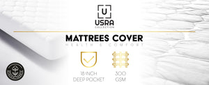 100% Cotton Quilted Mattress Topper Protector