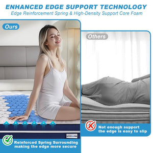 10 Inch Hybrid Memory Foam Mattress in a Box – Medium Firm, CertiPUR-US