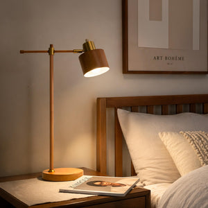Mid-Century Adjustable Desk Lamp with LED Bulb