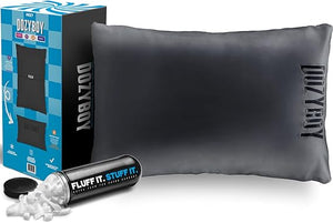 Queen Size 2-in-1 Memory Foam Neck & Back Support Pillow