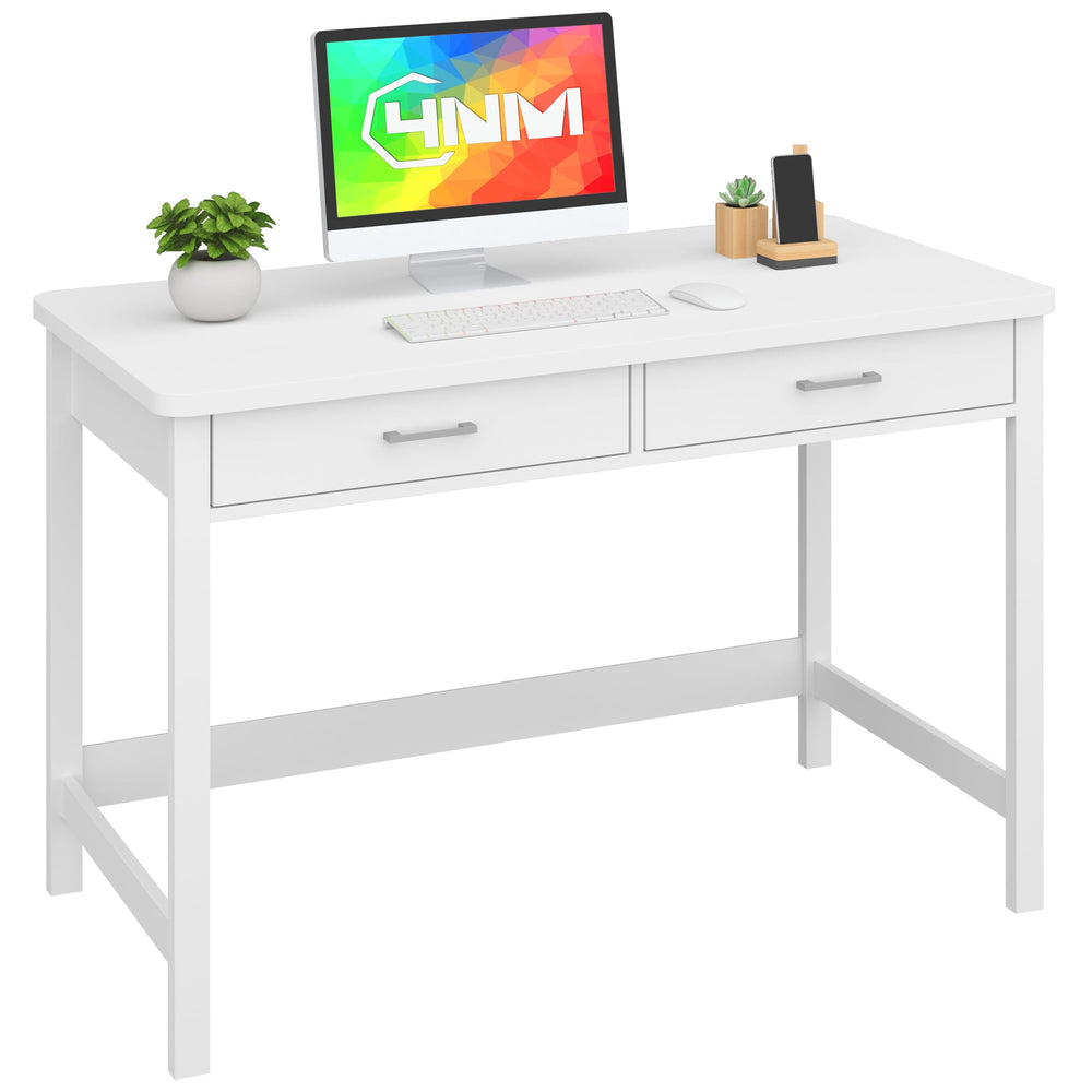 39.4" Computer Desk with Drawers – Modern Home Office Writing Table