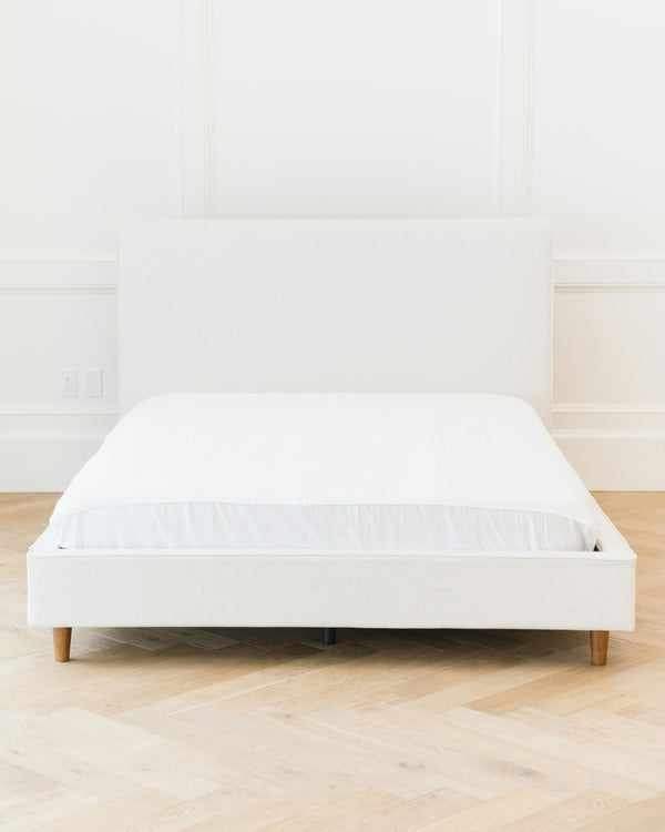Bamboo Cooling Mattress Topper with Elastic Hem