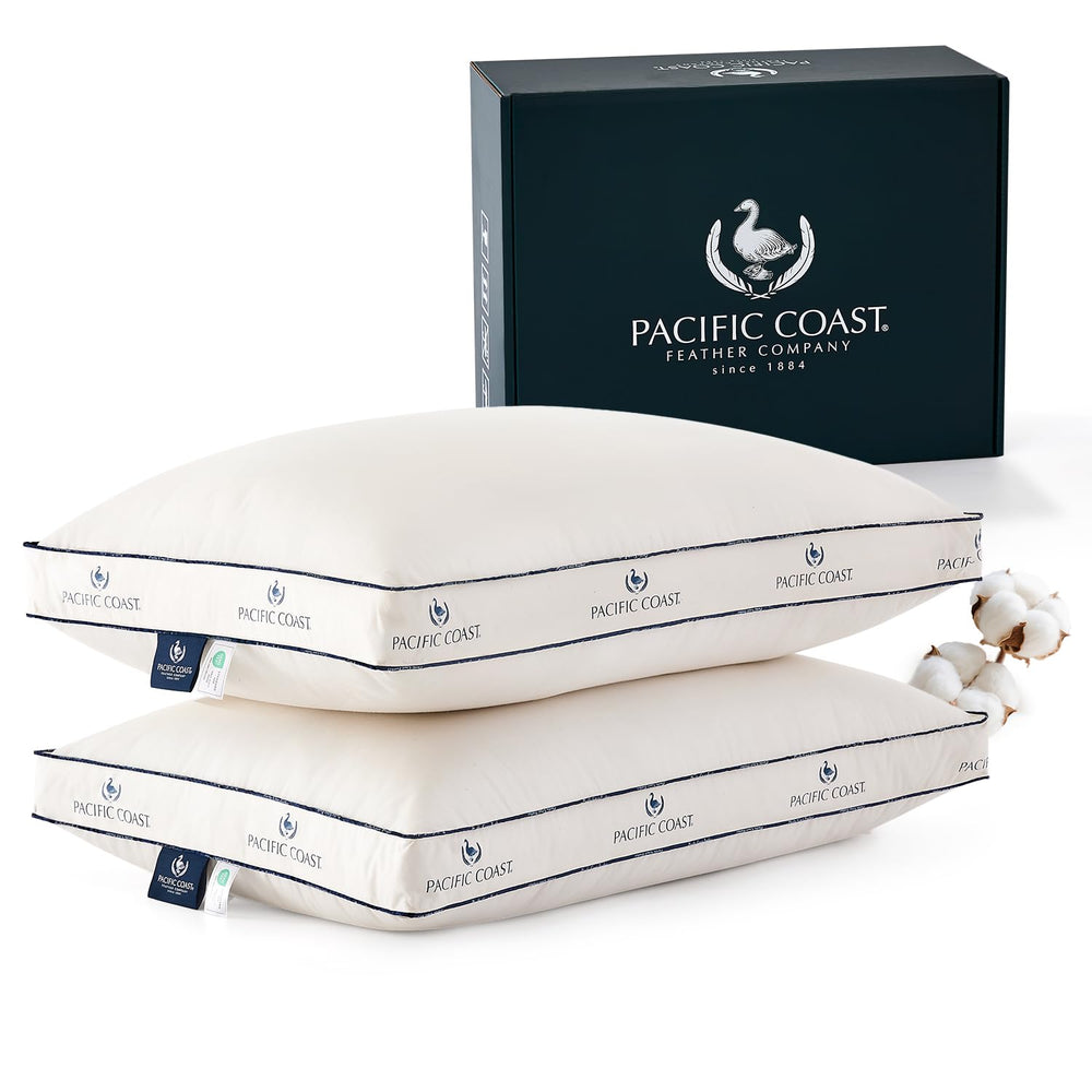 Goose Feather & Down Bed Pillows