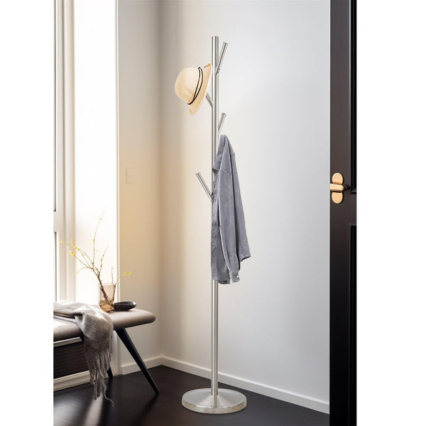 68" Metal Coat Rack Stand with 6 Hooks