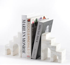 Marble Castle Bookends – Set of 2