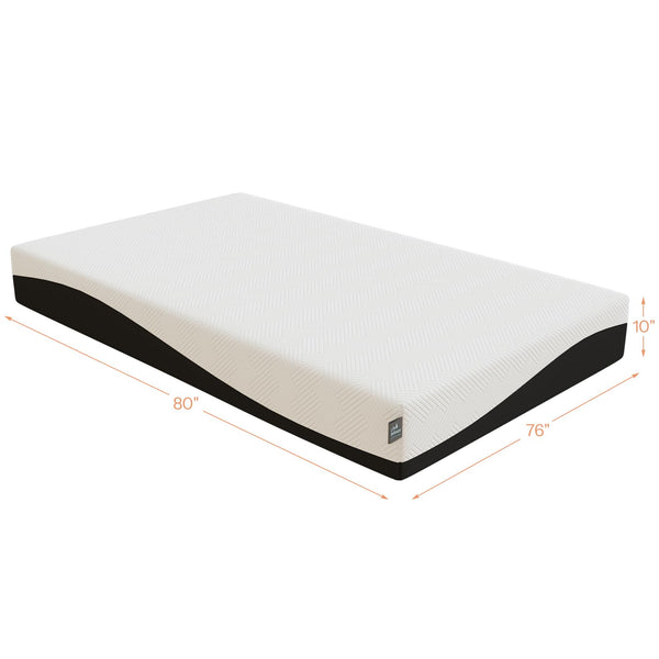 Cooling Gel Memory Foam Mattress – Twin, Full, Queen & King