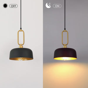 Industrial Black Pendant Light Fixture – 3 Pack