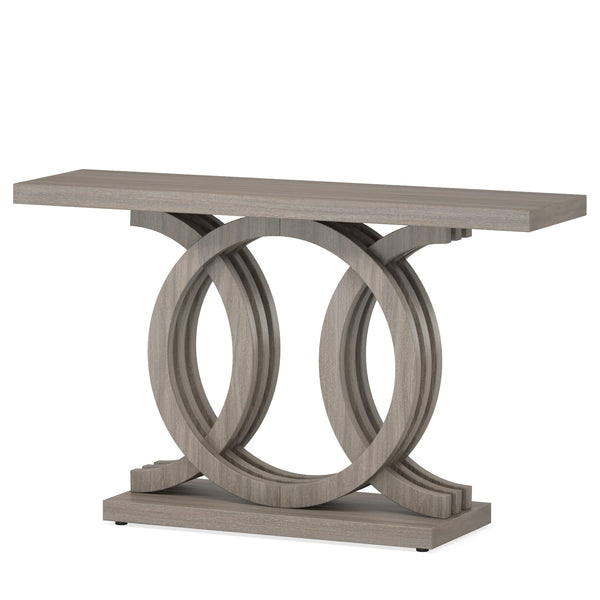 55" Geometric Console Table