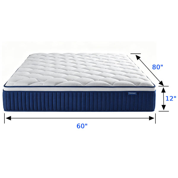 Queen Size 12-Inch Hybrid Mattress