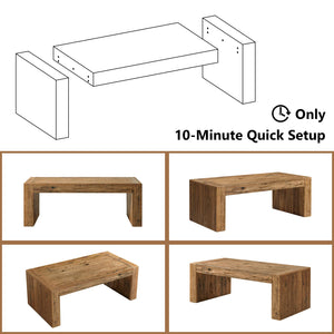 Reclaimed Solid Wood Coffee Table
