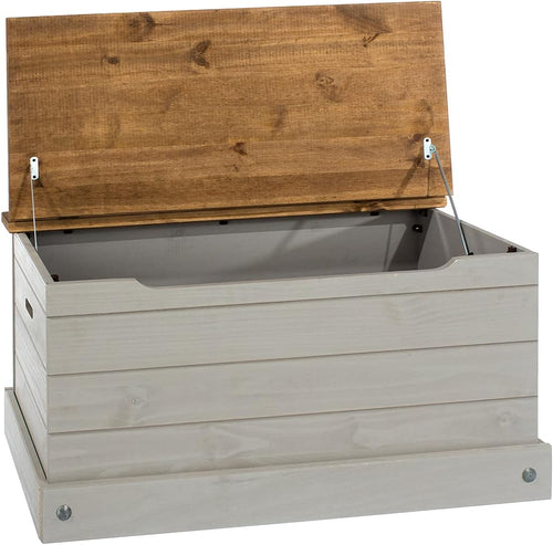 Wooden Storage Trunk & Entryway Bench