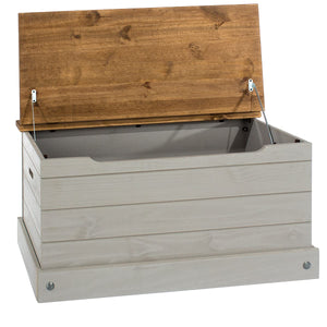 Wooden Storage Trunk & Entryway Bench