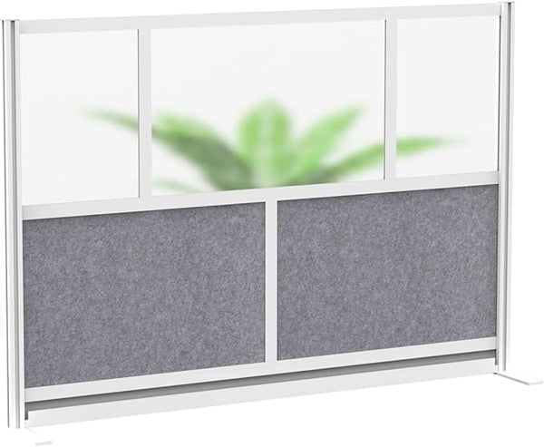 Modular Wall Room Divider System with Acoustic PET Panels