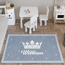 Personalized Kids Name Monogram Rug – Custom Non-Slip Area Rug