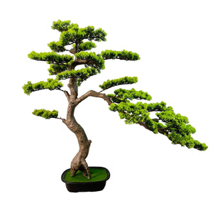 Artificial Bonsai Tree with Ceramic Pot — Indoor Faux Juniper Plant Decor