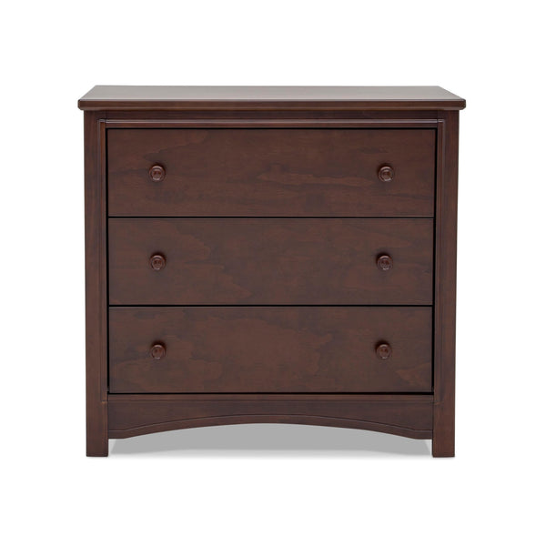 3-Drawer Dresser with Changing Top and Interlocking Drawers