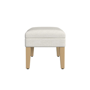 Upholstered Storage Ottoman Bench with Hinged Lid