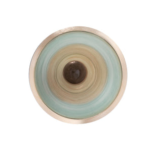 Flared Glass Vase — Brown Ombre, 23.75" Tall