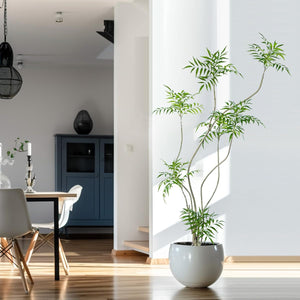 Tall Artificial Mahonia Tree – Indoor Fake Potted Plant