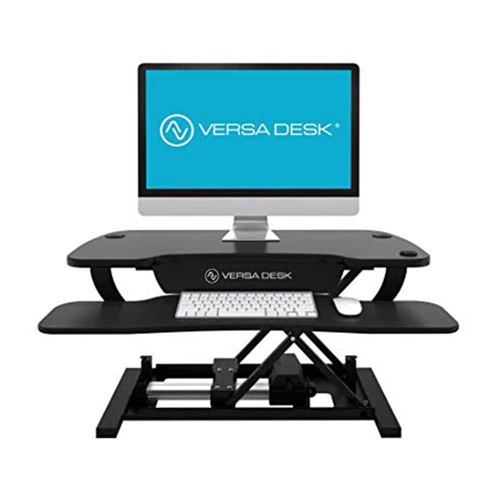 Electric Standing Desk Converter 40-Inch Adjustable Height Desktop Riser