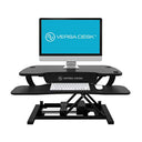 Electric Standing Desk Converter 40-Inch Adjustable Height Desktop Riser
