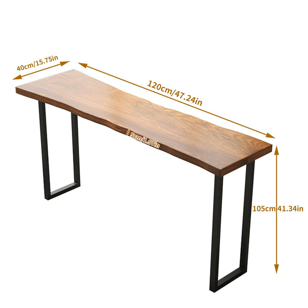 Narrow Bar Table 47" Wide – Amber