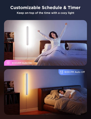 RGBICW Smart Wall Sconces Set of 2