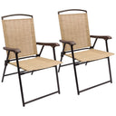 Outdoor Folding Sling Chair Set of 2