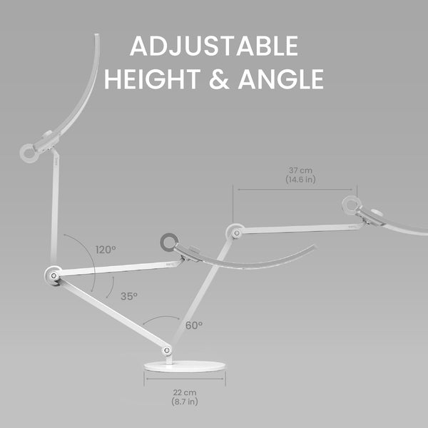 e-Reading LED Desk Lamp with Ultrawide Illumination & Auto-Dimming