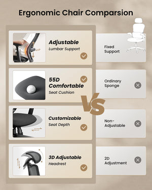 Ergonomic High-Back Mesh Office Chair with Lumbar Support
