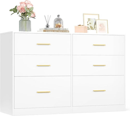 6-Drawer Dresser Chest of Drawers – Modern Bedroom Storage