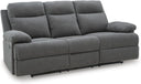 Reclining Sofa with Drop-Down Table & USB Charging