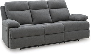 Dual Reclining Sofa with Drop-Down Table & USB Charging
