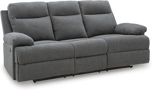 Dual Reclining Sofa with Drop-Down Table & USB Charging