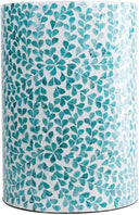 Mother of Pearl Cylinder Drum End Table