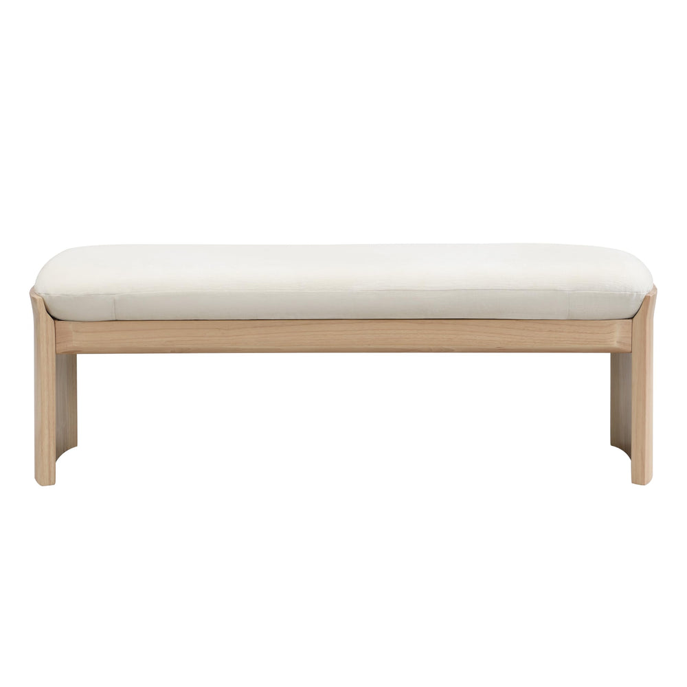 Fabric Upholstered Ottoman Bench