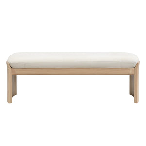 Fabric Upholstered Ottoman Bench