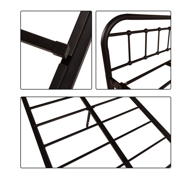 Twin Metal Daybed Frame with Sofa Bed Conversion