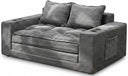 Convertible Loveseat Sofa Bed with Cup Holders
