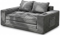 Convertible Loveseat Sofa Bed with Cup Holders