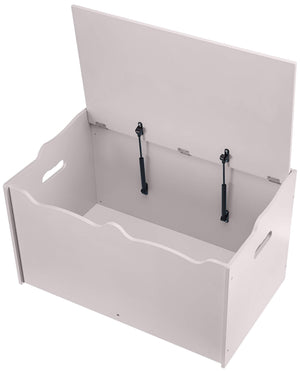 Kids Wooden Toy Storage Chest with Safety Lid