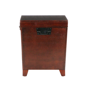 Espresso Trunk End Table