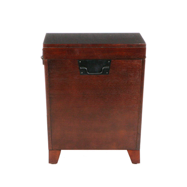 Espresso Trunk End Table
