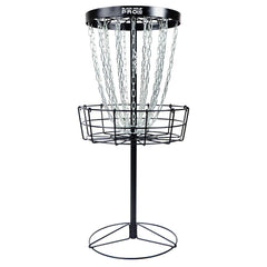 Portable Disc Golf Basket with 24 Heavy-Duty Chains