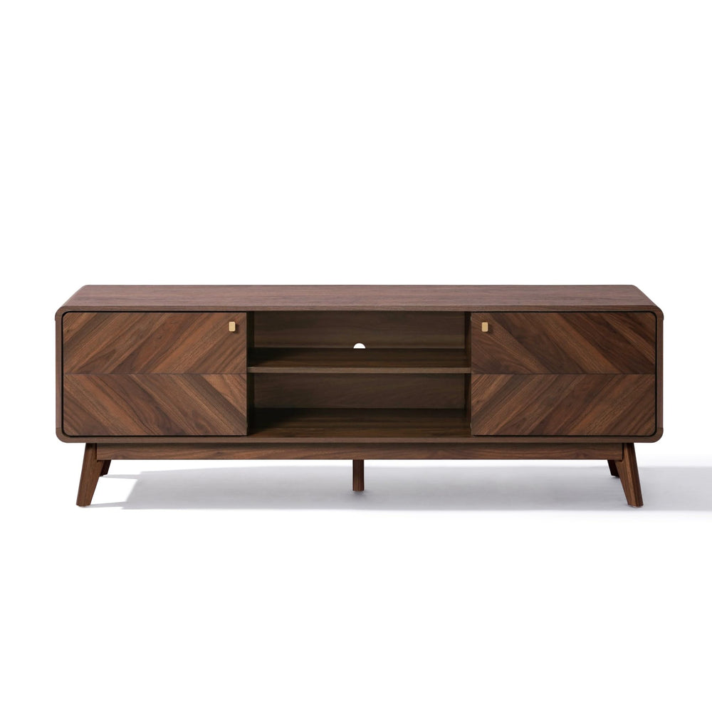 63" Mid-Century Modern TV Stand with Storage